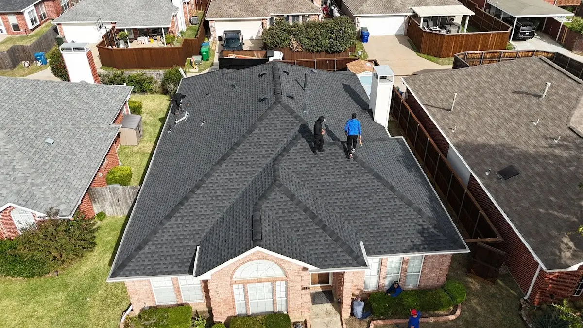 Slate & Tile Roof Repair work in progress on a Berkeley property